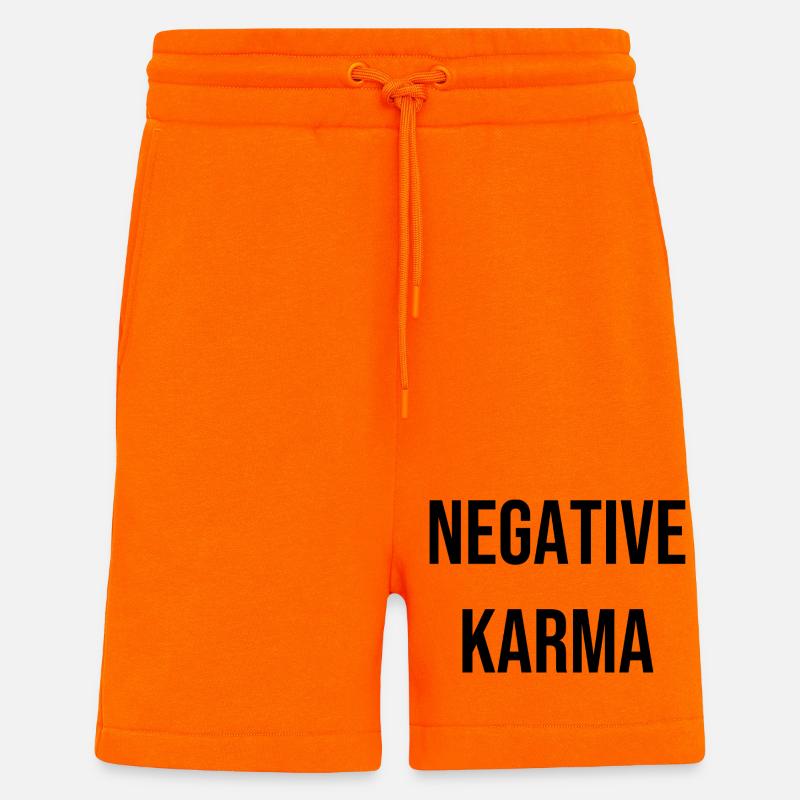 Negative Karma - Shorts - made by SPREAD - SUNSET ORANGE