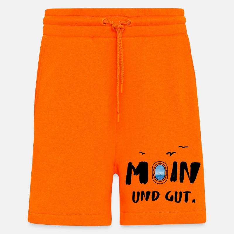 moin und gut - Shorts - made by SPREAD - SUNSET ORANGE