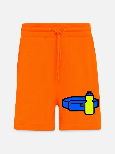 Practical Hydration Belt Runner - Shorts - made by SPREAD - SUNSET ORANGE