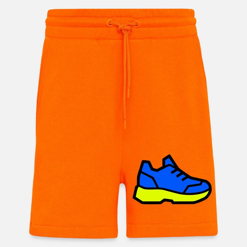 Moderner Laufschuh Sneaker - Shorts - made by SPREAD - SUNSET ORANGE