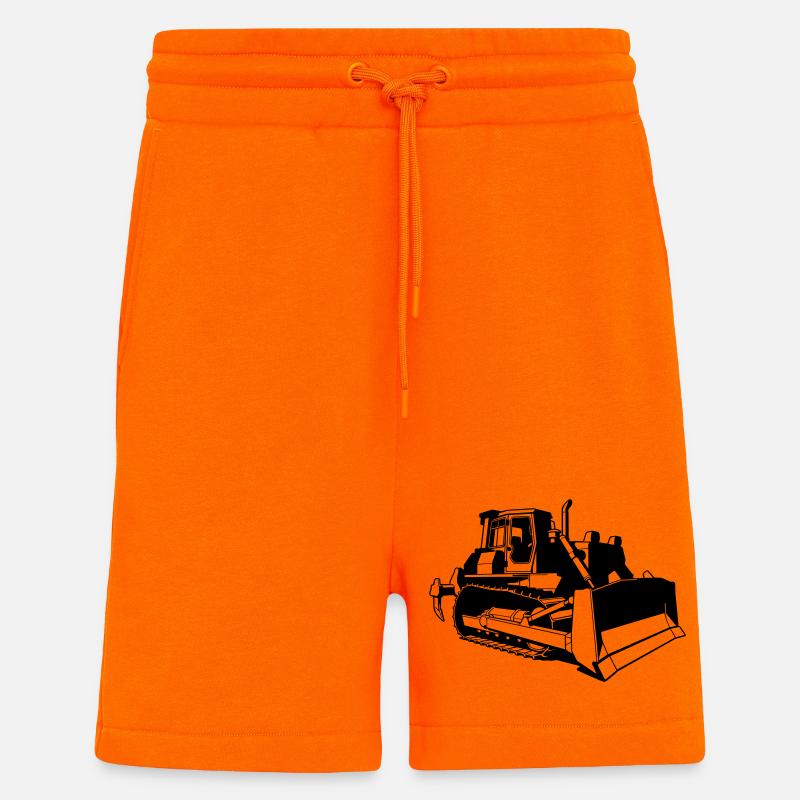 Bulldozer - Short bio décontracté fabriqué en UE - SUNSET ORANGE