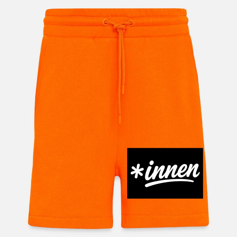 *innen Stil Logo - Shorts - made by SPREAD - SUNSET ORANGE
