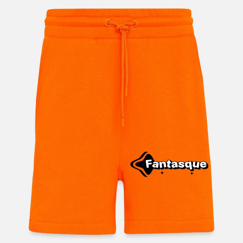 Verspieltes Schwarz-Weiß - Shorts - made by SPREAD - SUNSET ORANGE