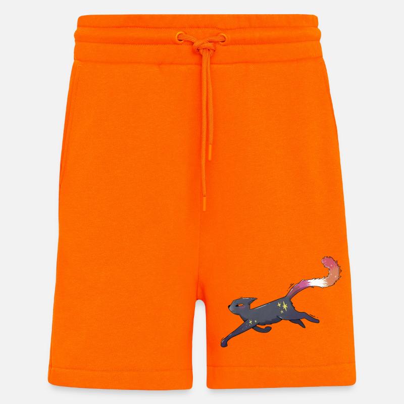Cute cat lesbian pride - Shorts - made by SPREAD - SUNSET ORANGE
