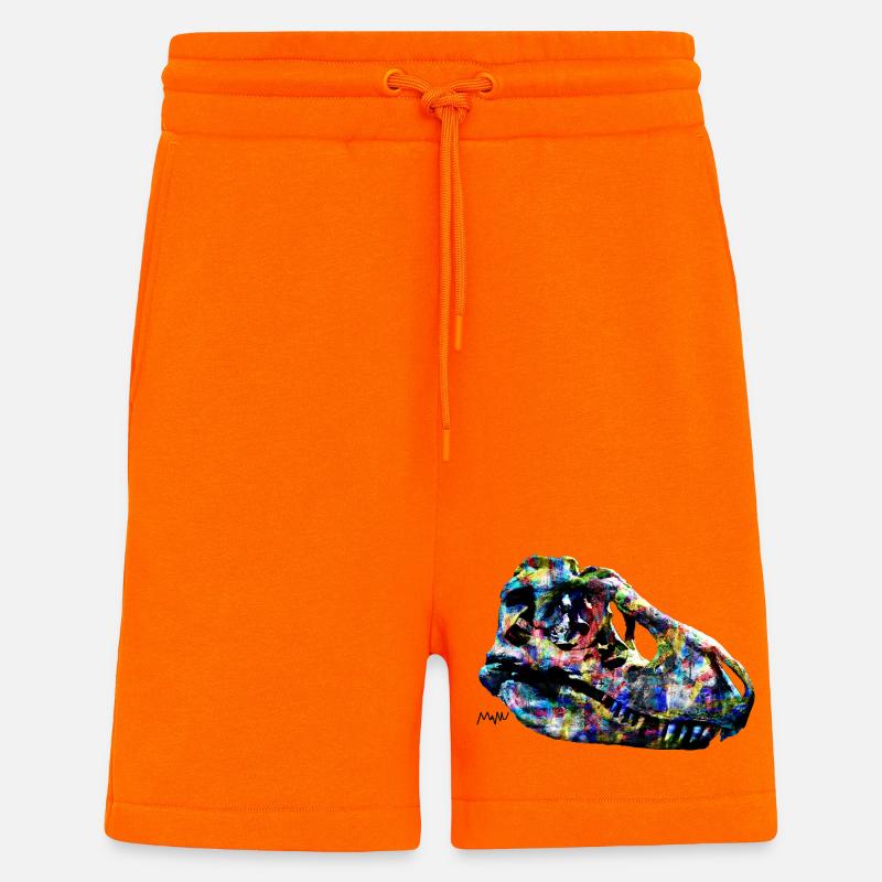 tarbosaurus - Shorts - made by SPREAD - SUNSET ORANGE