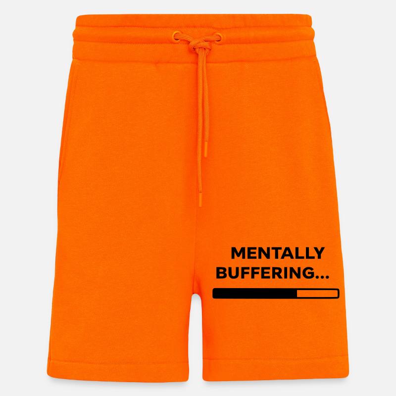 MENTALLY BUFFERING... | Minimal Loading Bar Design - Shorts - made by SPREAD - SUNSET ORANGE