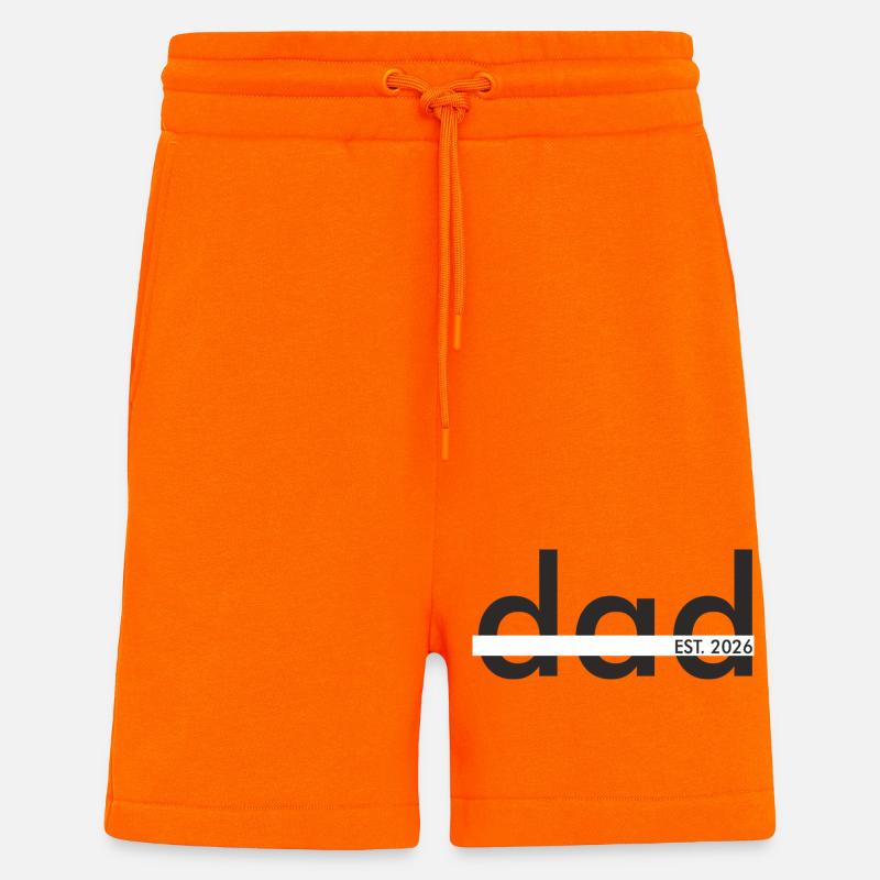 Graphique Dead EST 2026 - Short bio décontracté fabriqué en UE - SUNSET ORANGE