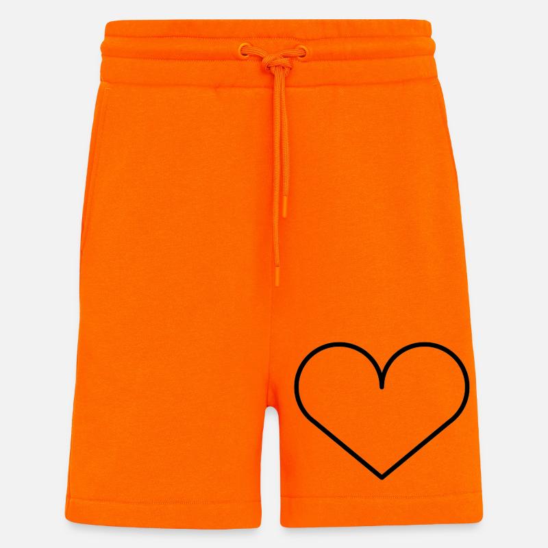 Herz - Shorts - made by SPREAD - SUNSET ORANGE