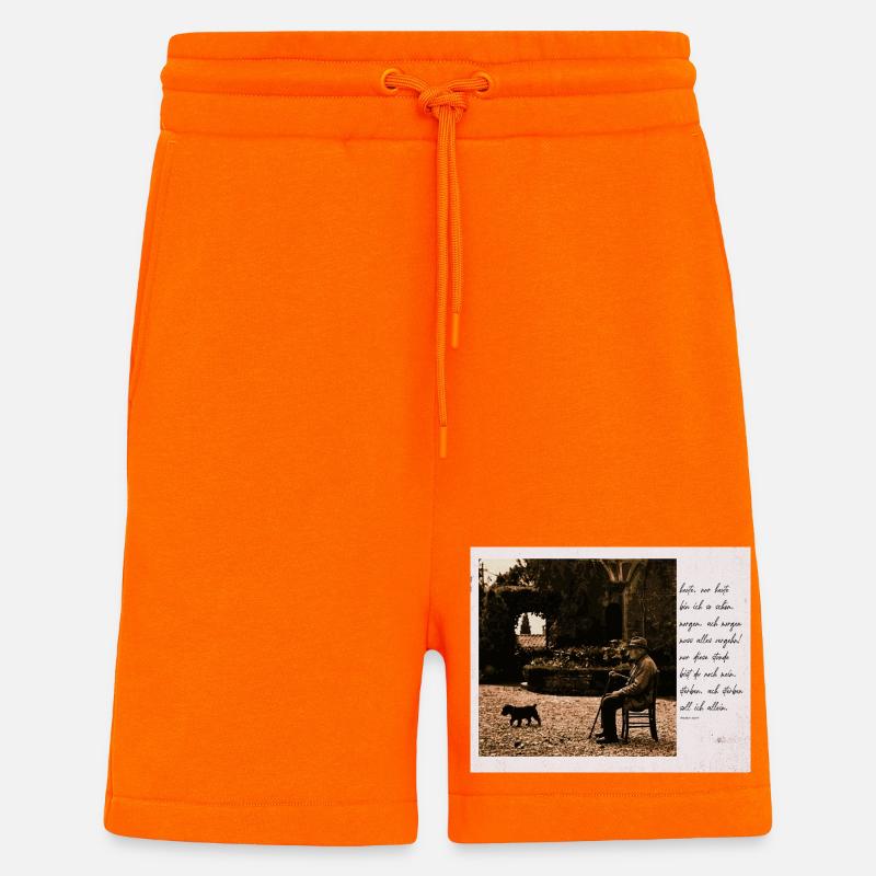 lebensabend theodor storm - Shorts - made by SPREAD - SUNSET ORANGE