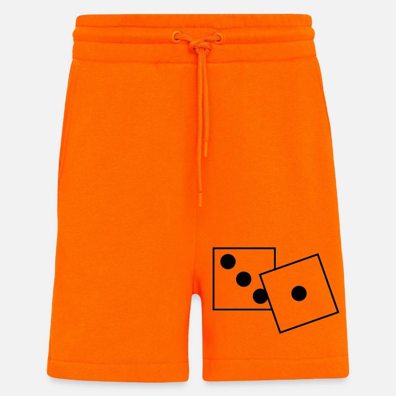 dit - Short bio décontracté fabriqué en UE - SUNSET ORANGE