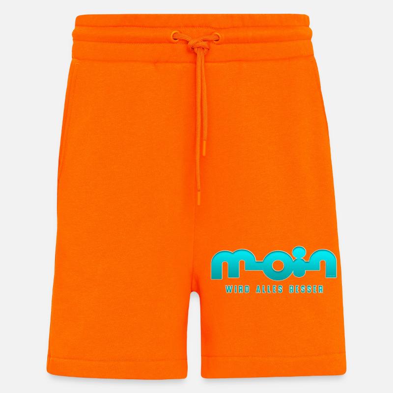 Moin, everything gets better - Shorts - made by SPREAD - SUNSET ORANGE