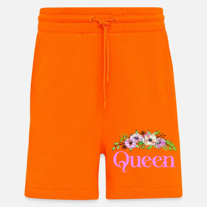 Queen - Short bio décontracté fabriqué en UE - SUNSET ORANGE