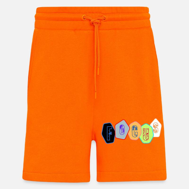 Fokus in Chromblöcken - Shorts - made by SPREAD - SUNSET ORANGE