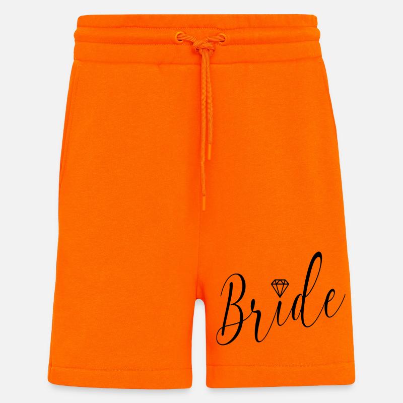 Hochzeitsbraut-Diamant - Shorts - made by SPREAD - SUNSET ORANGE
