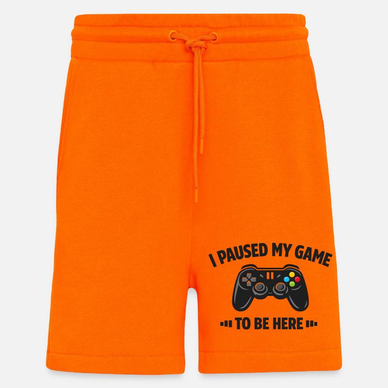 Gaming Design - Shorts - made by SPREAD - SUNSET ORANGE