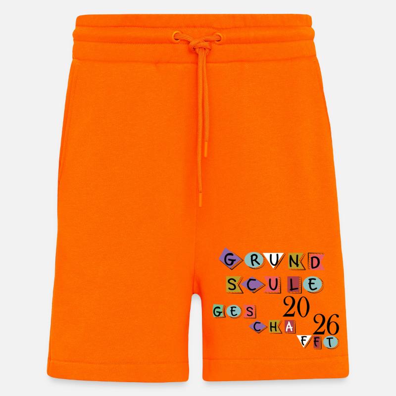 Primary school completed - Shorts - made by SPREAD - SUNSET ORANGE