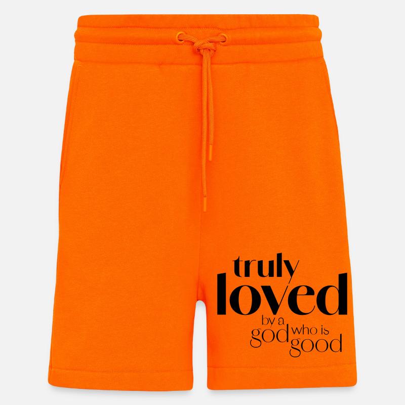 VraimentAimé - Short bio décontracté fabriqué en UE - SUNSET ORANGE