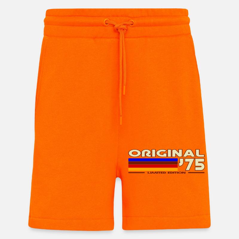 Original75 Retro German Flag - Shorts - made by SPREAD - SUNSET ORANGE