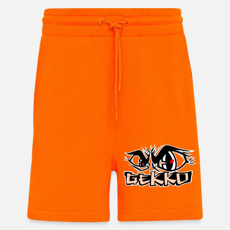 Sans peur - Short bio décontracté fabriqué en UE - SUNSET ORANGE