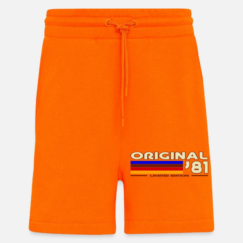 1981 - Shorts - made by SPREAD - SUNSET ORANGE