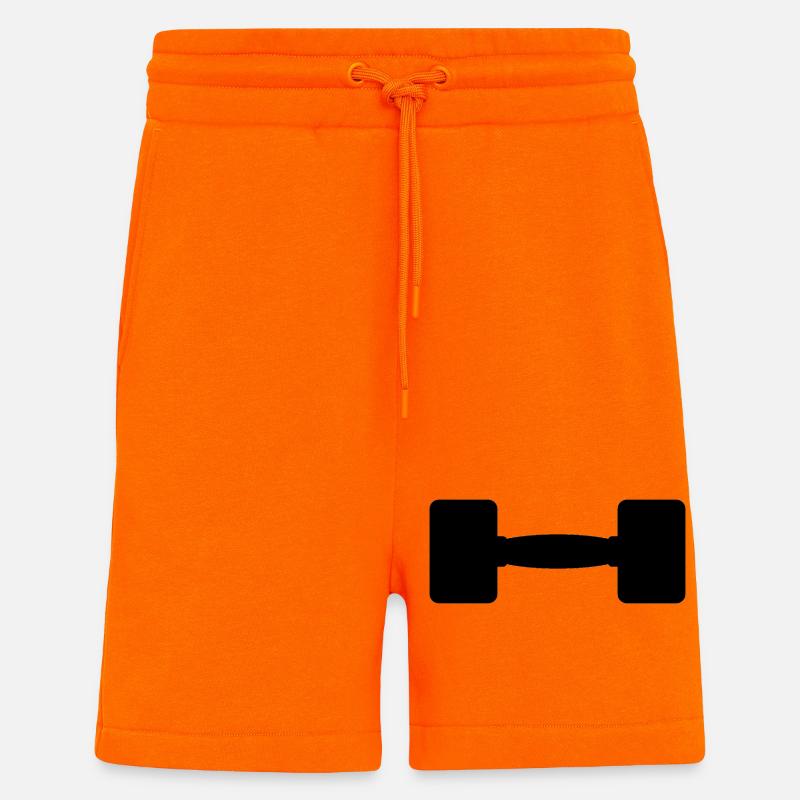 Dumbbell - Shorts - made by SPREAD - SUNSET ORANGE