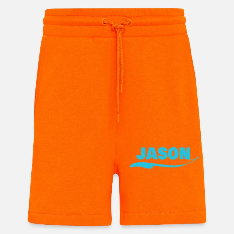 Cadeau pour Jason - Short bio décontracté fabriqué en UE - SUNSET ORANGE