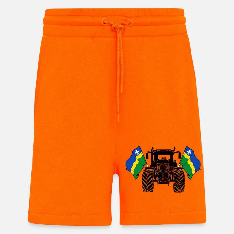 Flevoland_Tractor_Pride - Shorts - made by SPREAD - SUNSET ORANGE