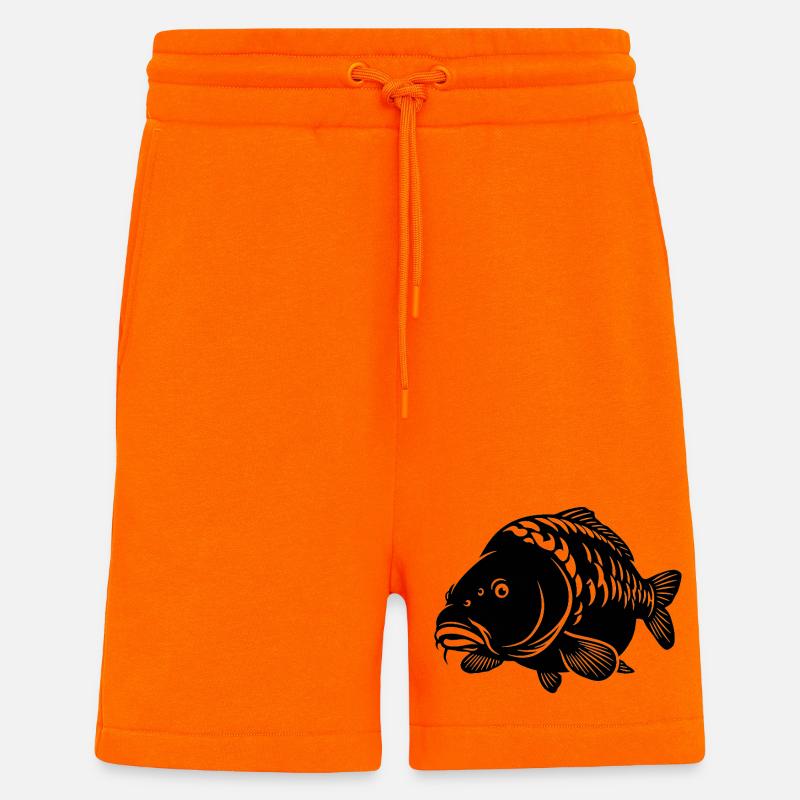 Carpe de rêve - Short bio décontracté fabriqué en UE - SUNSET ORANGE
