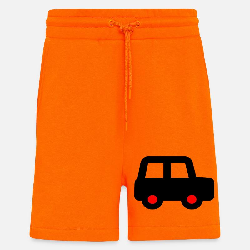 Car - Shorts - made by SPREAD - SUNSET ORANGE