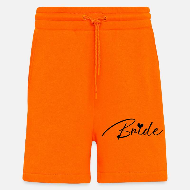 Mariée - Short bio décontracté fabriqué en UE - SUNSET ORANGE