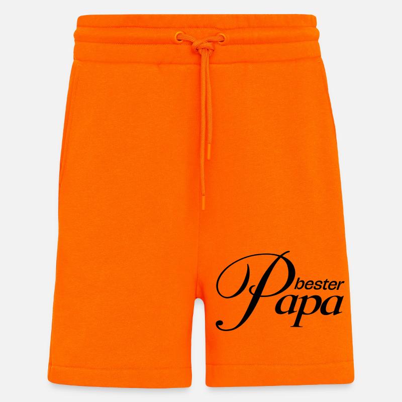 Bester Papa! - Shorts - made by SPREAD - SUNSET ORANGE