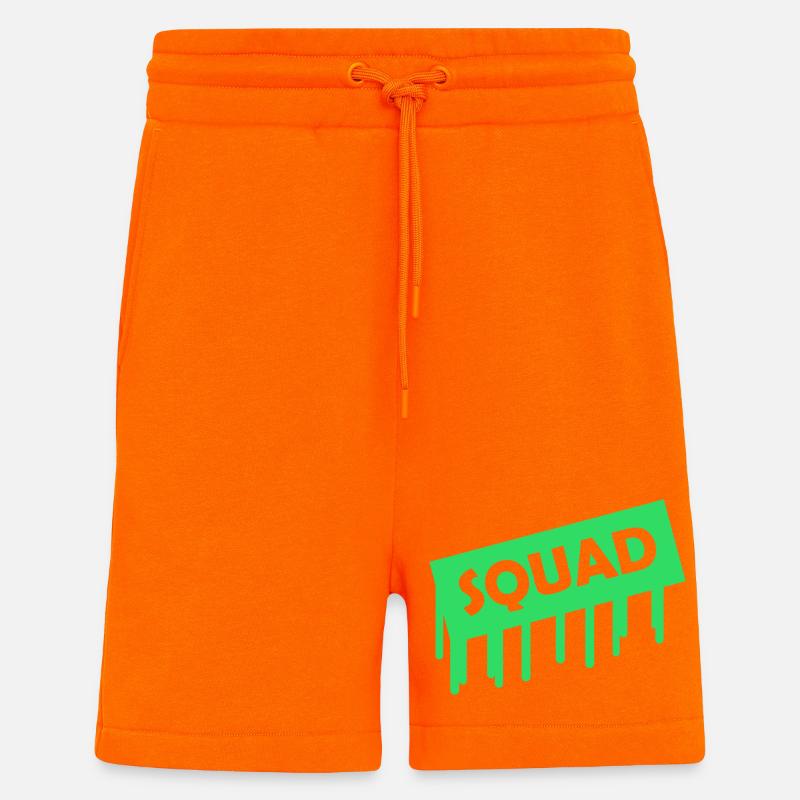 Effectif - Short bio décontracté fabriqué en UE - SUNSET ORANGE