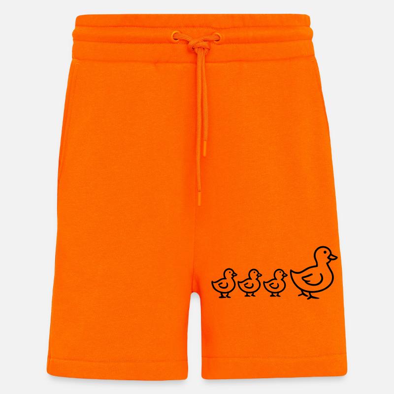Entenfamilie - Shorts - made by SPREAD - SUNSET ORANGE