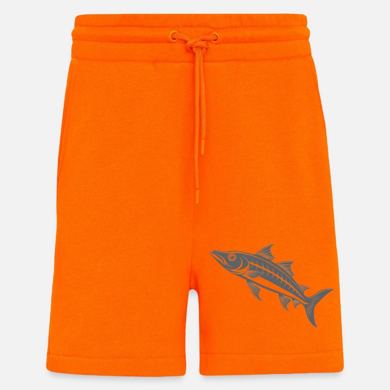 Barracuda - Short bio décontracté fabriqué en UE - SUNSET ORANGE