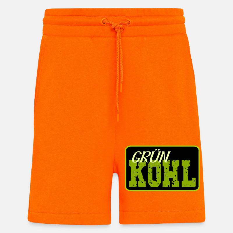 Kale Cabbage - Shorts - made by SPREAD - SUNSET ORANGE