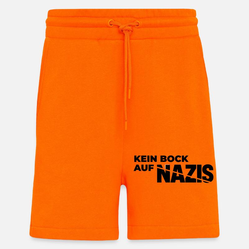 Kein_Bock_auf_Nazis - Shorts - made by SPREAD - SUNSET ORANGE