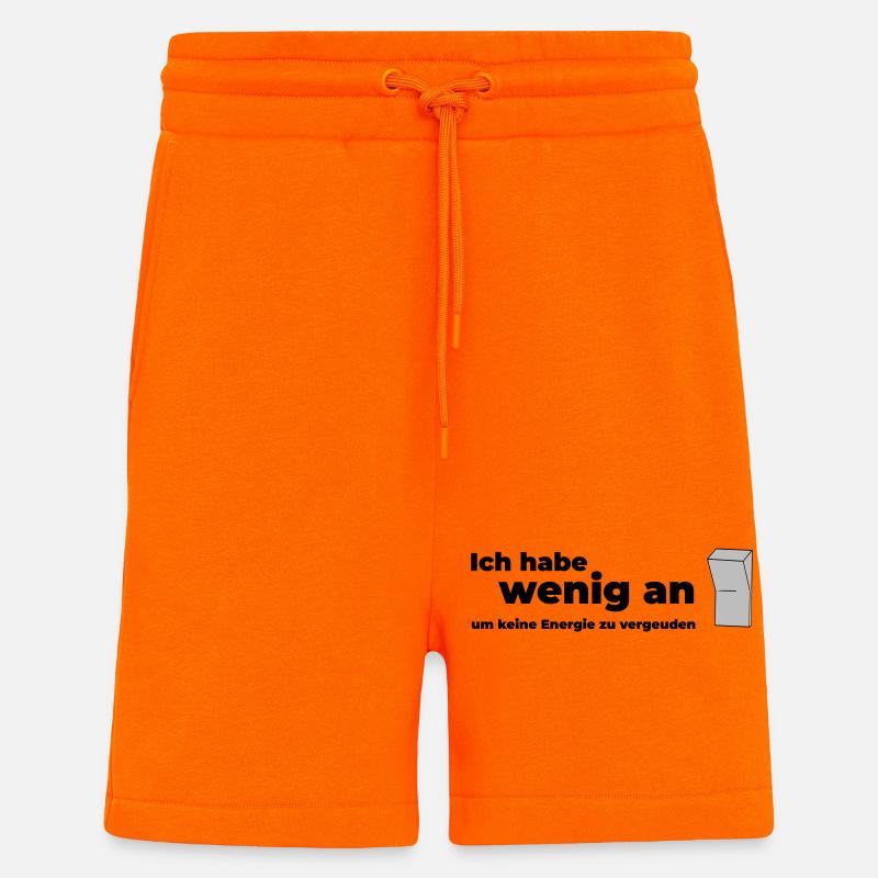 WENIG AN - Shorts - made by SPREAD - SUNSET ORANGE