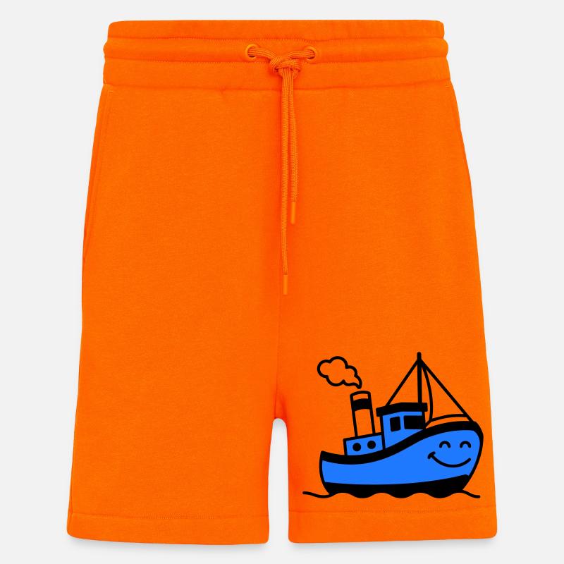 Ship Children - Shorts - made by SPREAD - SUNSET ORANGE