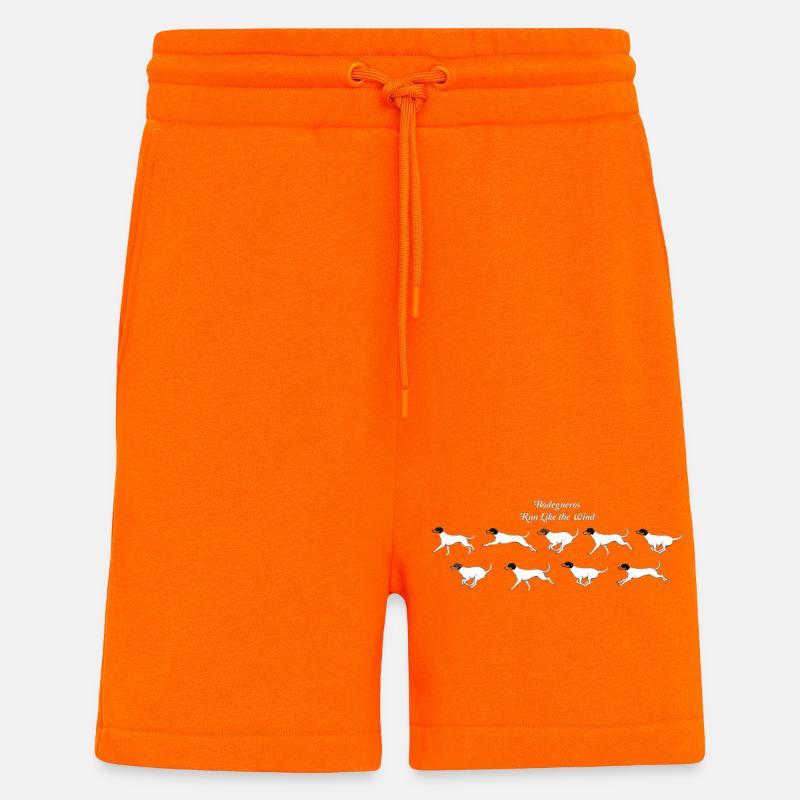 Bodegueros Run Like The Wind - Shorts - made by SPREAD - SUNSET ORANGE