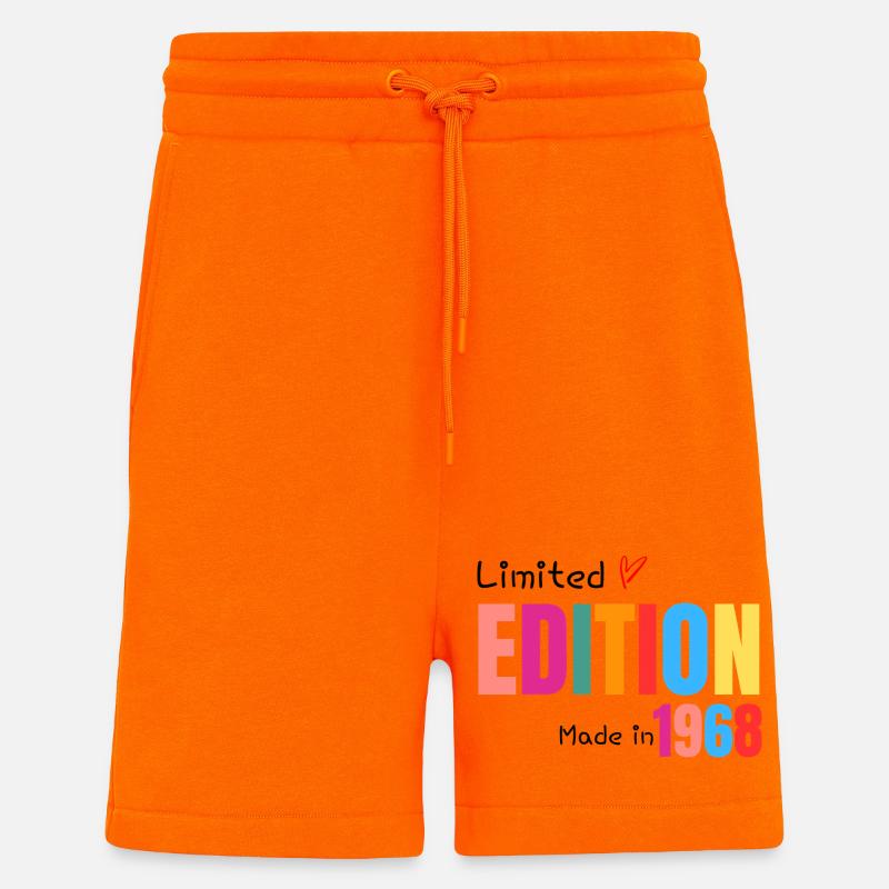 Limitierte Auflage Hergestellt 1968 - Shorts - made by SPREAD - SUNSET ORANGE