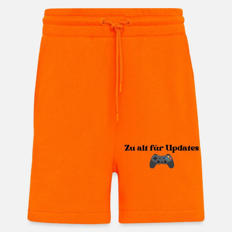 Zu alt für Updates - Shorts - made by SPREAD - SUNSET ORANGE
