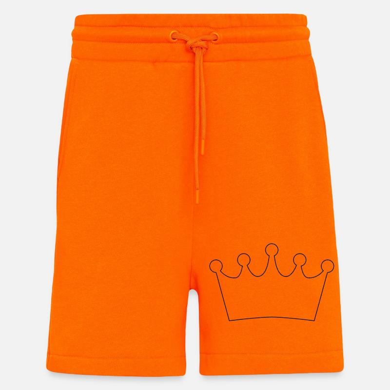 Kronenumriss - Shorts - made by SPREAD - SUNSET ORANGE
