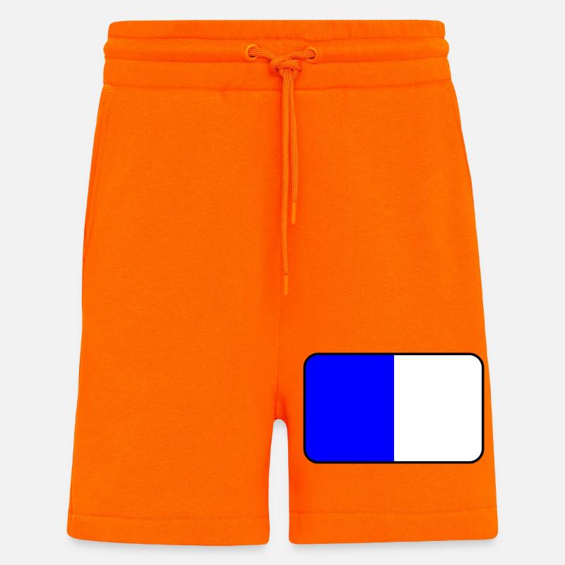 Spa-Flaggenemblem - Shorts - made by SPREAD - SUNSET ORANGE
