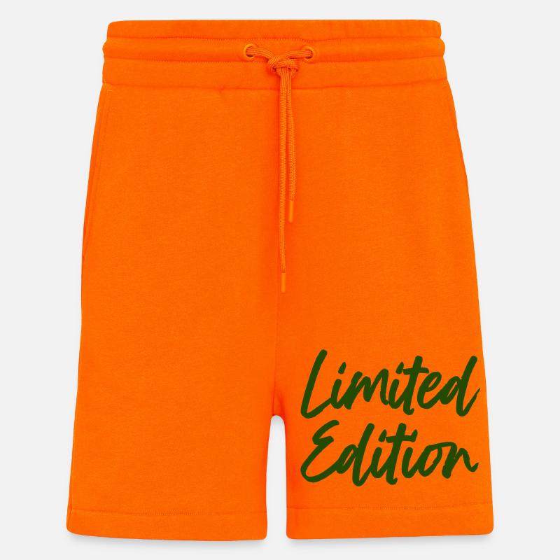 limited_edition - Short bio décontracté fabriqué en UE - SUNSET ORANGE