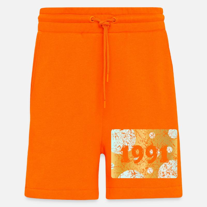 1991 - Shorts - made by SPREAD - SUNSET ORANGE