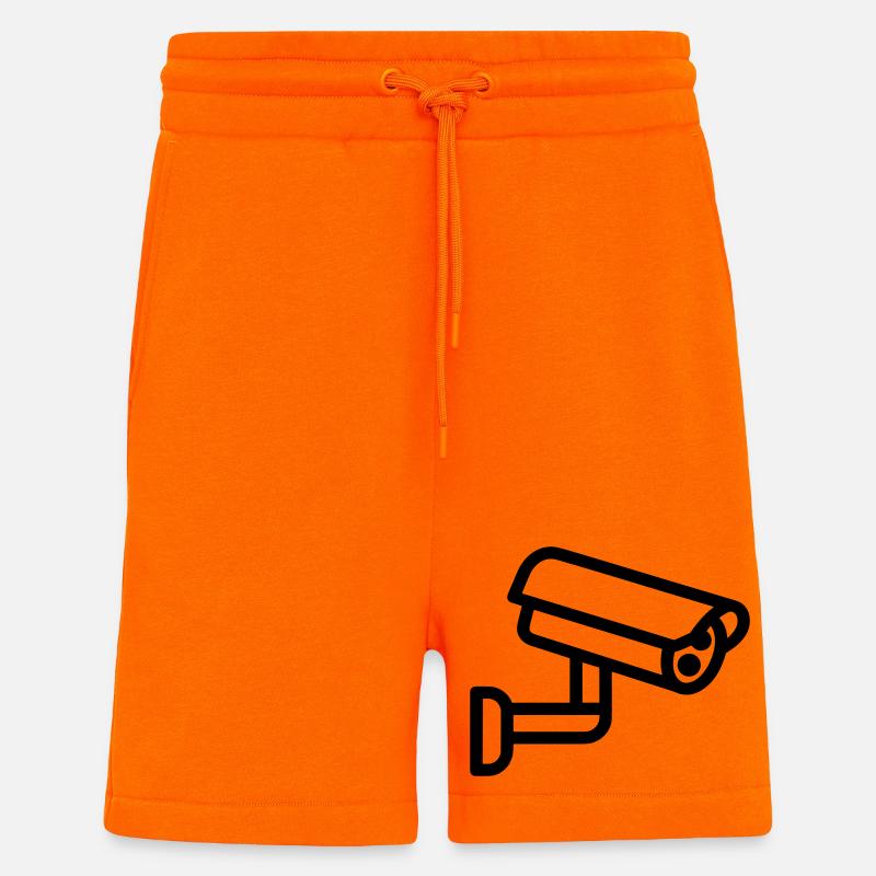 Camera - Shorts - made by SPREAD - SUNSET ORANGE