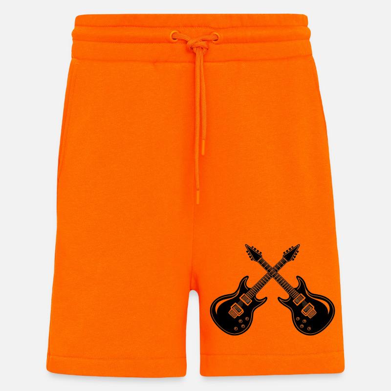 E-Gitarre - Shorts - made by SPREAD - SUNSET ORANGE