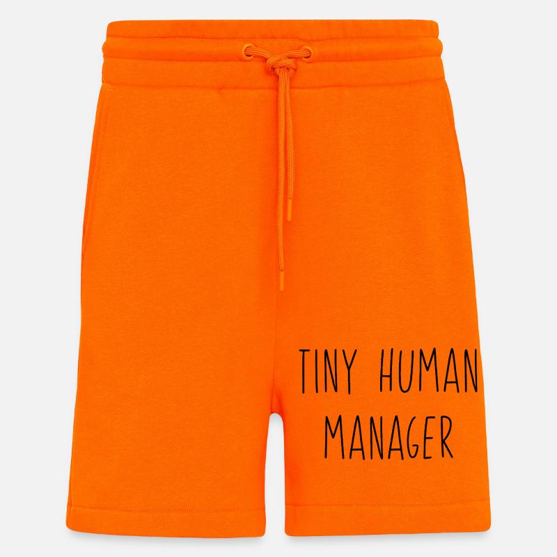 Le monde de maman - Short bio décontracté fabriqué en UE - SUNSET ORANGE