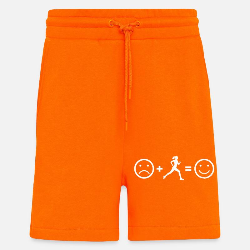 Geschenkidee für eine Running mit Running - Shorts - made by SPREAD - SUNSET ORANGE