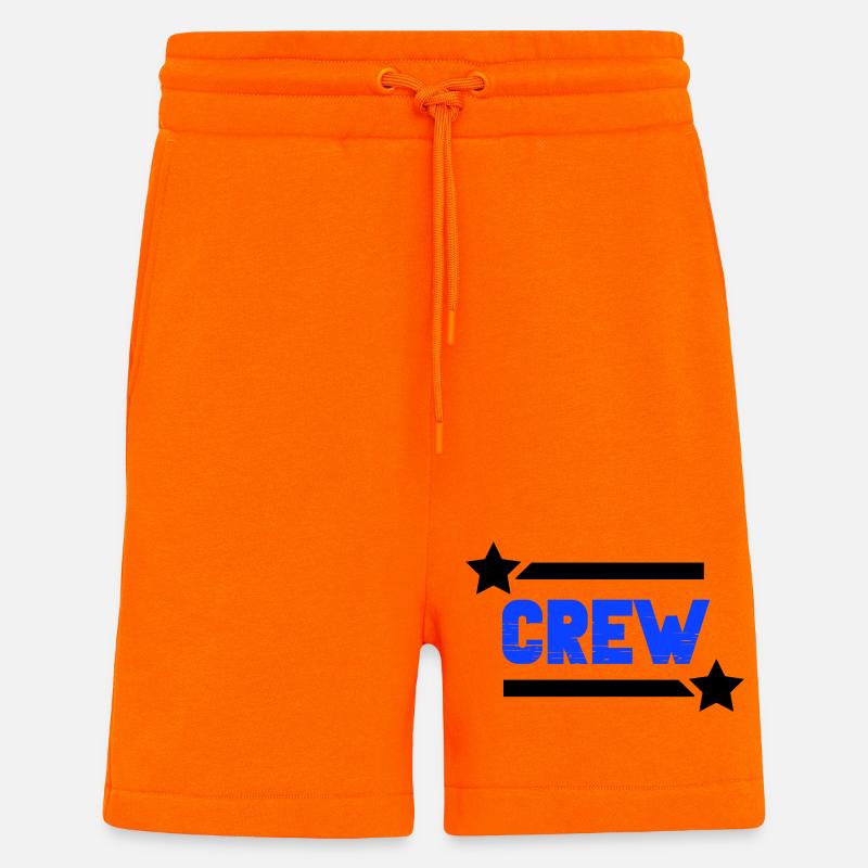 crew_-2- - Shorts - made by SPREAD - SUNSET ORANGE